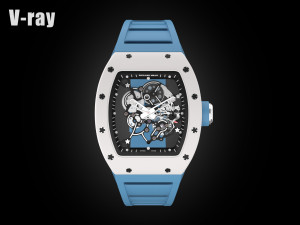 richard mille bubba watson rm 055 3D Modell in Schmuck 3DExport