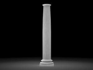 fluted column 3D Model