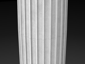 fluted column 3D Model