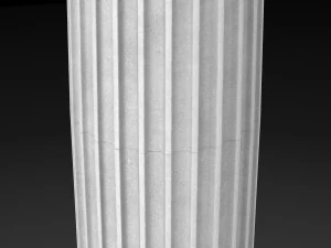 fluted column 3D Model