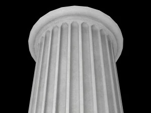 fluted column 3D Model