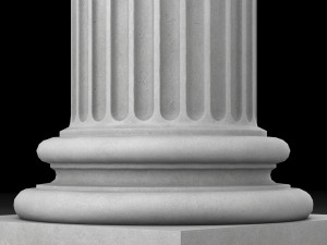 fluted column 3D Model