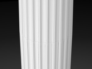 fluted column 3D Model