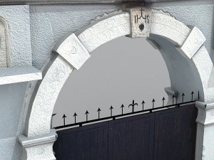 villa main entrance 1 3D 모델