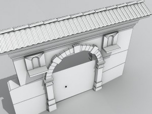 villa main entrance 1 3D 모델