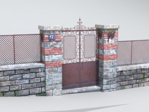 gate 01 3D 模型