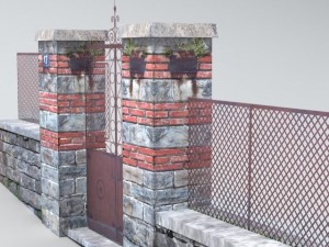 gate 01 3D 模型