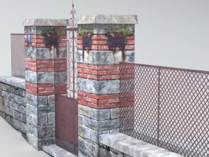 puerta 01 Modelo 3D