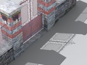 gate 01 3D 模型