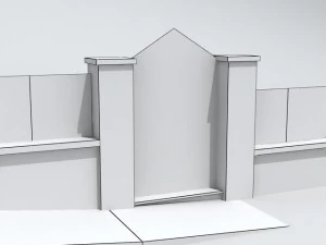 puerta 01 Modelo 3D