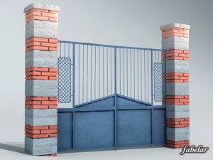 gate 02 3D Model