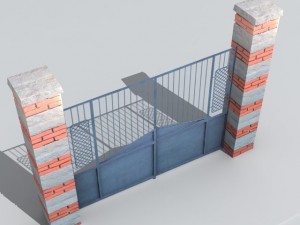 gate 02 Model 3D