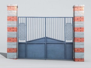 gate 02 Model 3D