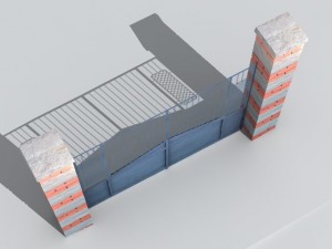 gate 02 Model 3D