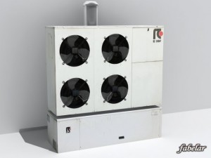 industrial heat pump 3D Model
