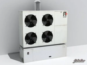 bomba de calor industrial Modelo 3D