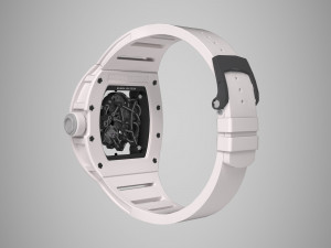 richard mille bubba watson rm 055 low-poly Modelo 3D