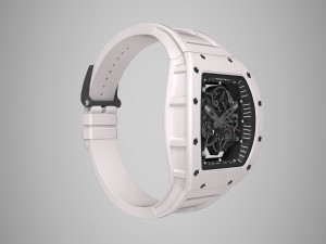 richard mille bubba watson rm 055 low-poly Modelo 3D