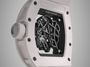 richard mille bubba watson rm 055 low-poly Modelo 3D