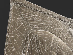 human-headed winged lion 3D Model