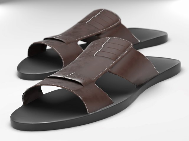 sandal 3D Model .c4d .max .obj .3ds .fbx .stl .blend 