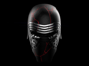 kylo ren destroyed mask 3D 模型