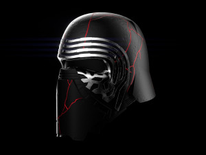kylo ren destroyed mask 3D 模型