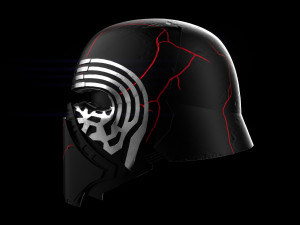 kylo ren destroyed mask 3D 模型