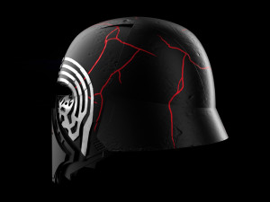 kylo ren destroyed mask 3D 模型