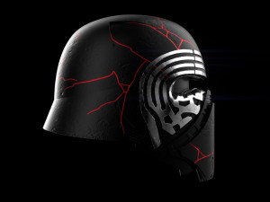 kylo ren destroyed mask 3D 模型