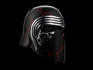 kylo ren destroyed mask 3D 模型
