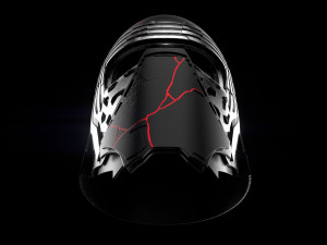 kylo ren destroyed mask 3D 模型