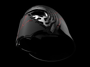kylo ren destroyed mask 3D 模型