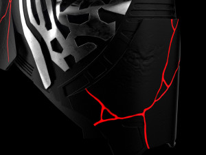 kylo ren destroyed mask 3D 模型