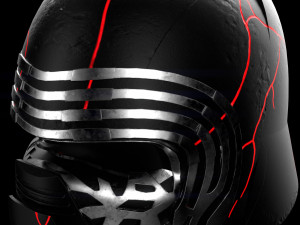 kylo ren destroyed mask 3D 模型