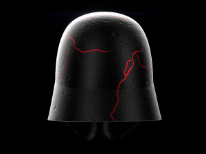 kylo ren destroyed mask 3D 模型