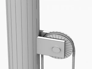 bandiera italiana Modello 3D