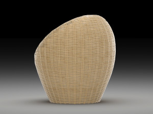 wicker chair 3Dモデル