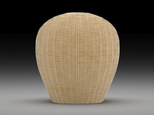 wicker chair 3Dモデル