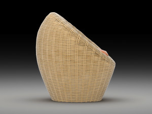 wicker chair 3Dモデル