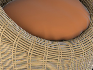 wicker chair 3Dモデル