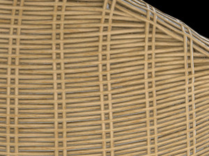 wicker chair 3Dモデル