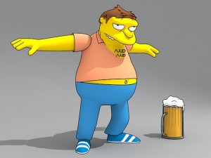 barney gumble Modello 3D