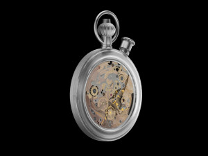 pocket watch mechanism 7 3D Model