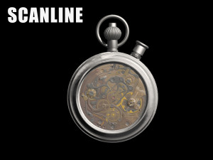 pocket watch mechanism 7 3D Model