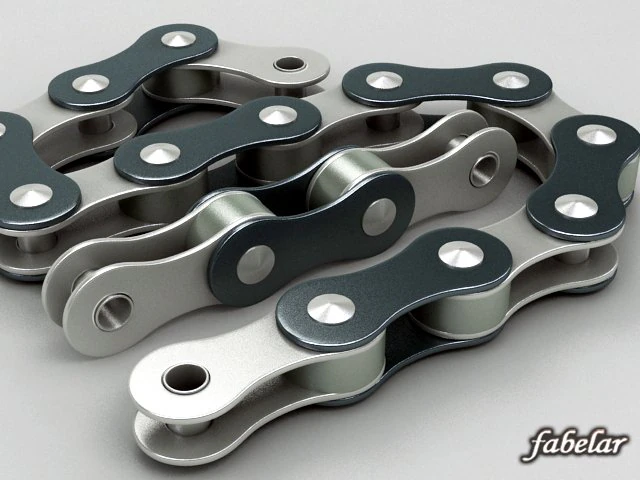 elos de corrente de bicicleta Modelo 3D .c4d .max .obj .3ds .fbx .stl .blend 