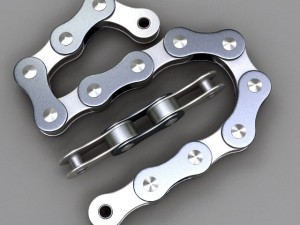bicycle chain links Model 3D