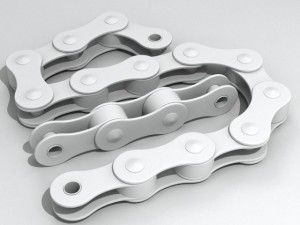 bicycle chain links Model 3D