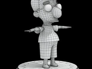 milhouse van houten 3D Model