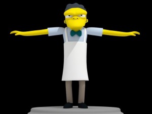 moe szyslak 3D 모델